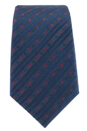 Navy & Red Star Tie