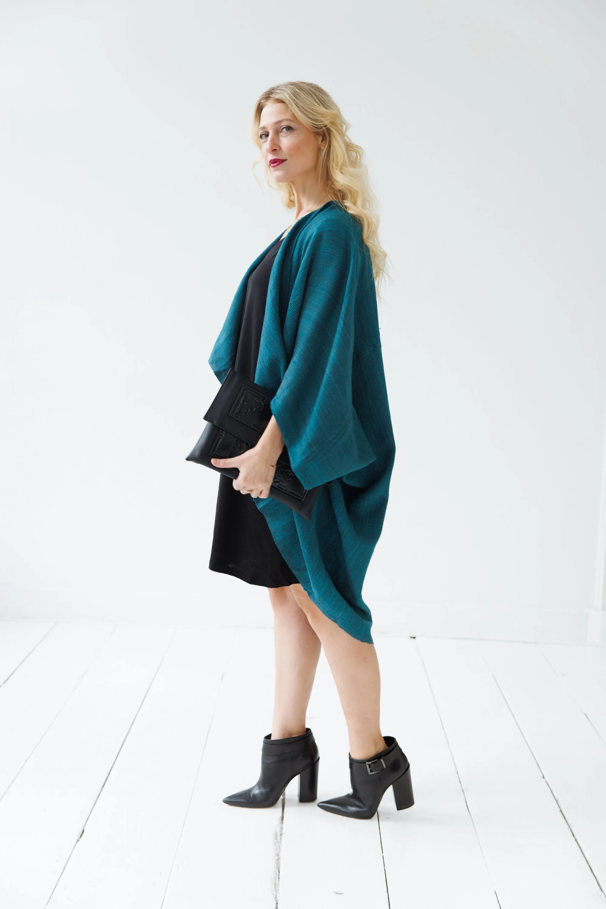 NEW! JIVA Wool Silk Kimono Air