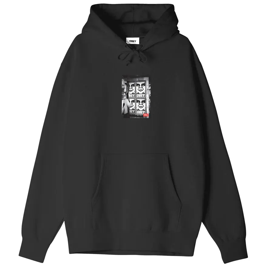 OBEY Icon Photo Box Fit Pullover Hood