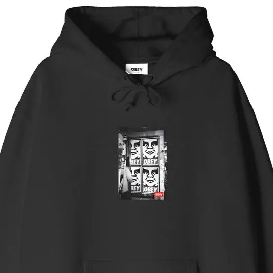 OBEY Icon Photo Box Fit Pullover Hood