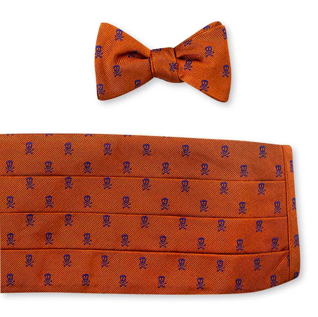 Orange/Purple Jolly Rogers Cummerbund Set - CB4094