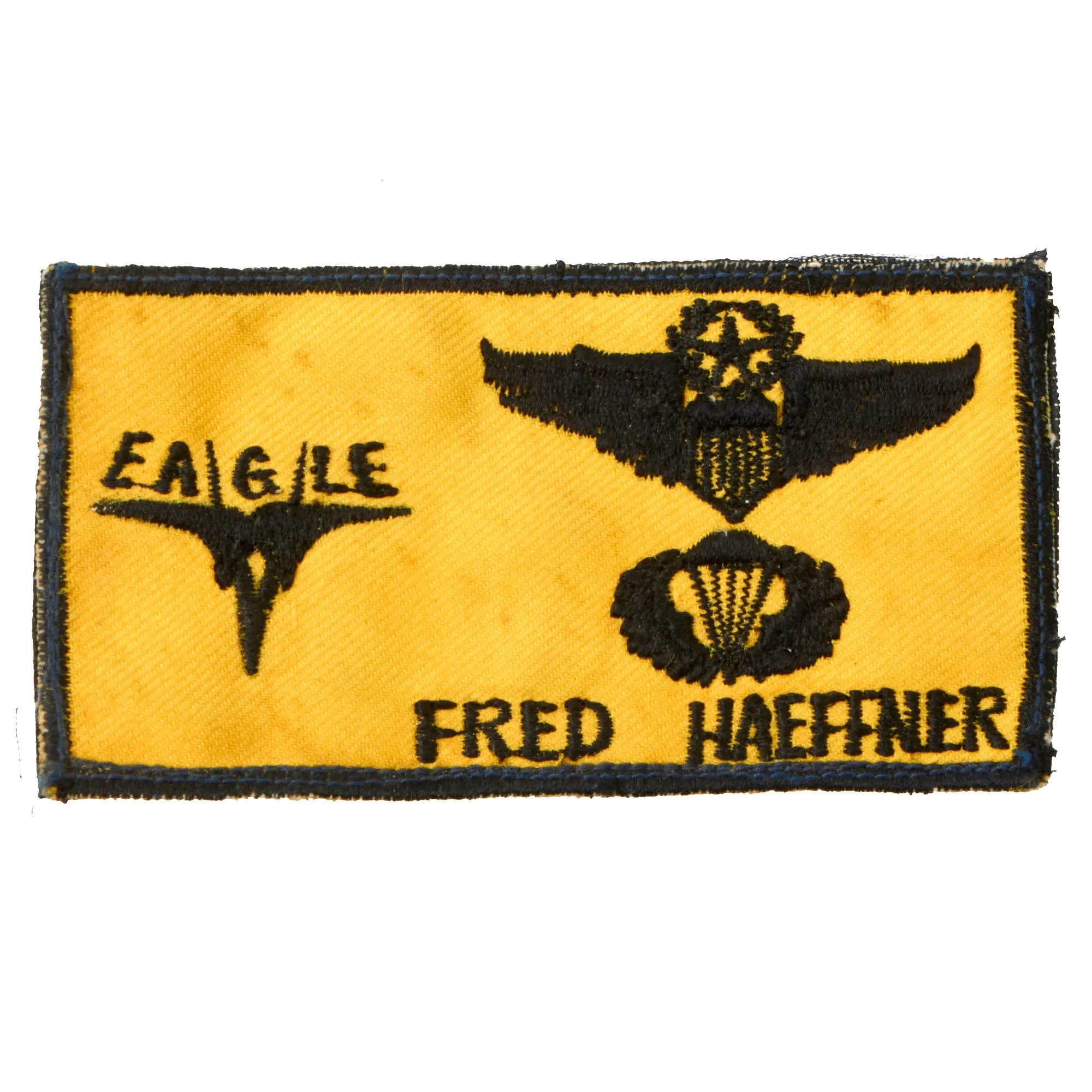 Original U.S. Air Force Vietnam War Major General Fred Haeffner Theater Pilot Scarves and Custom Squadron Patches - Notable MiG-17 Kill Attribution