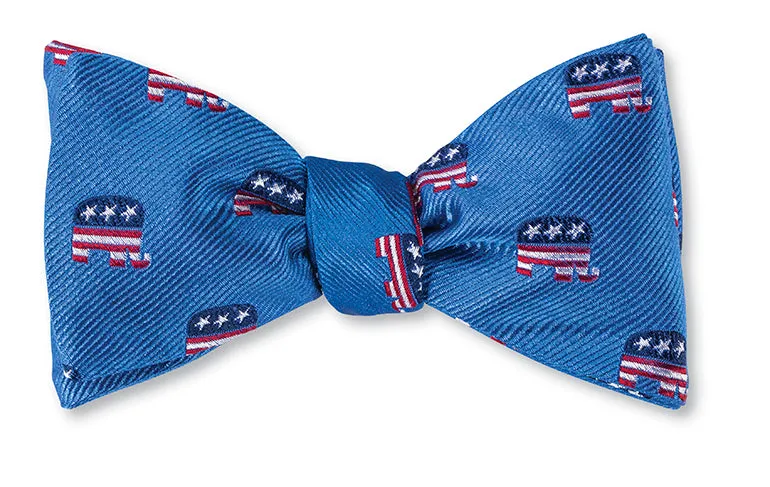 Patriotic Elephants Bow Tie - B4631