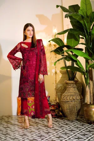 Ramsha Chevron Chiffon Collection 2019 – A-105