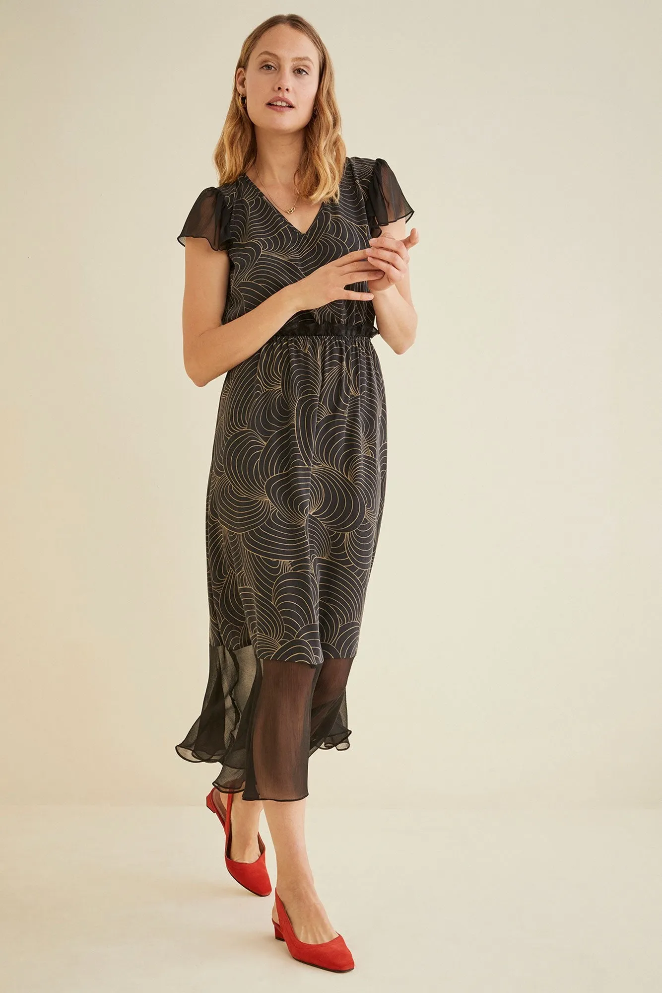 Rashida Silk Dress