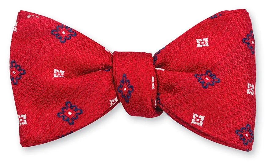 Red Joro Medallions Bow Tie - B5501