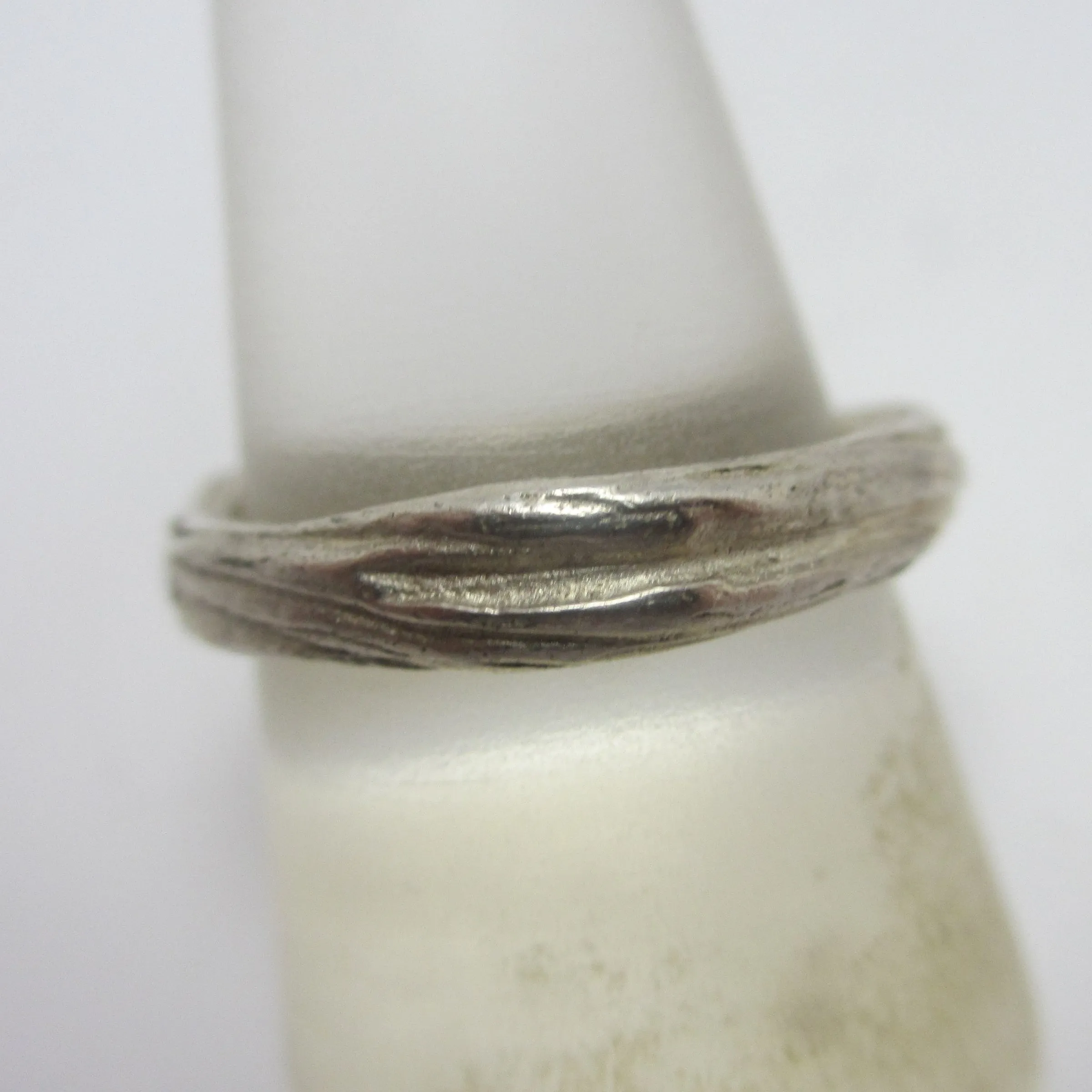 Sterling Silver Band Ring Vintage c1980