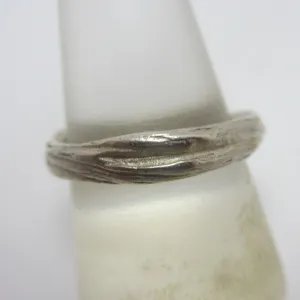 Sterling Silver Band Ring Vintage c1980