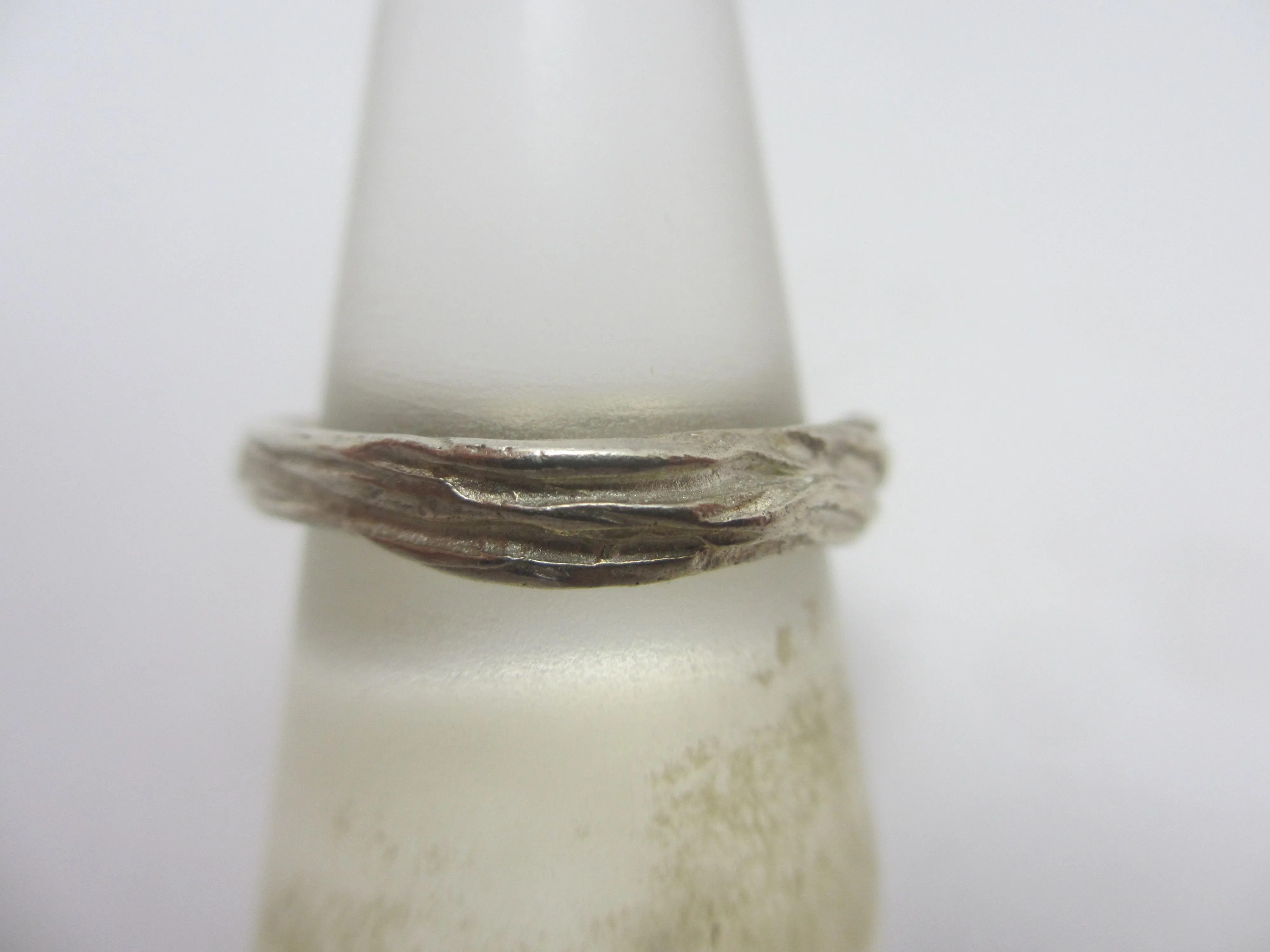 Sterling Silver Band Ring Vintage c1980