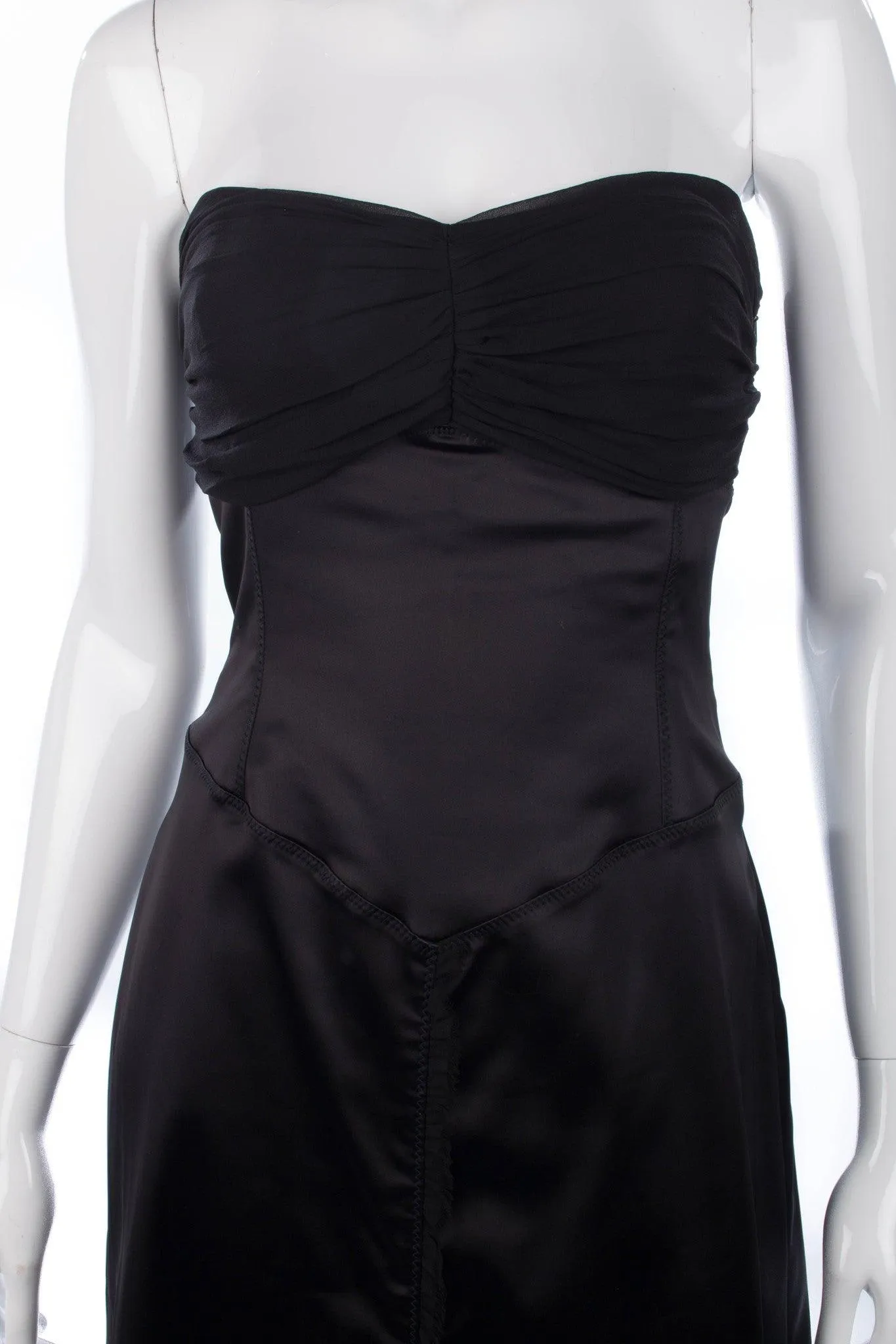 Whistles Bustier Cocktail Dress Black UK Size 10